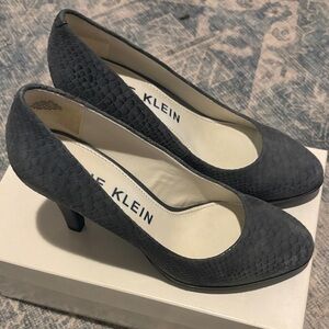 Anne Klein Textured Black Heels